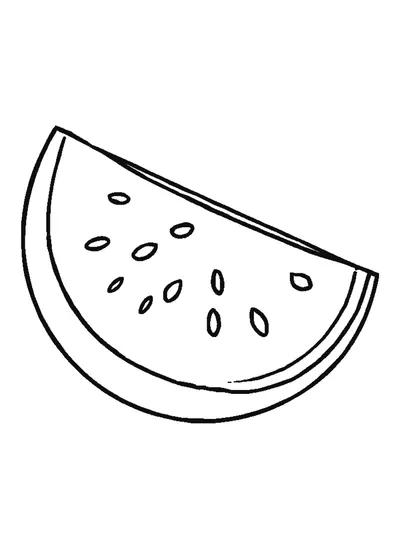 Dinnyeszelet — színező