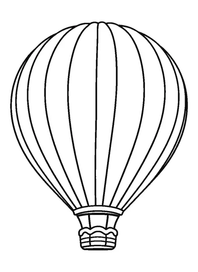 Hőlégballon — színező