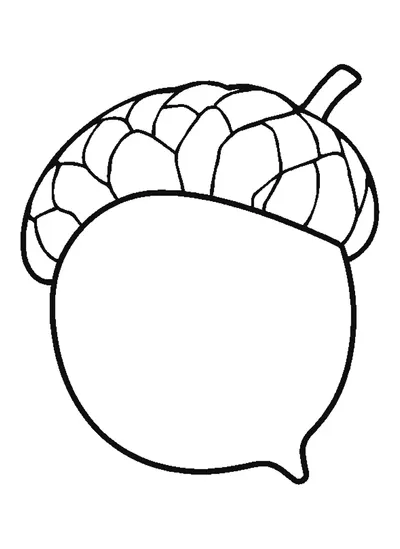 Makk körvonala — sablon