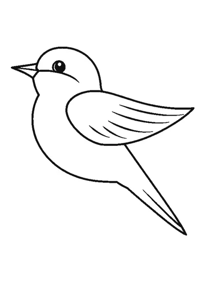 Fecske — sablon