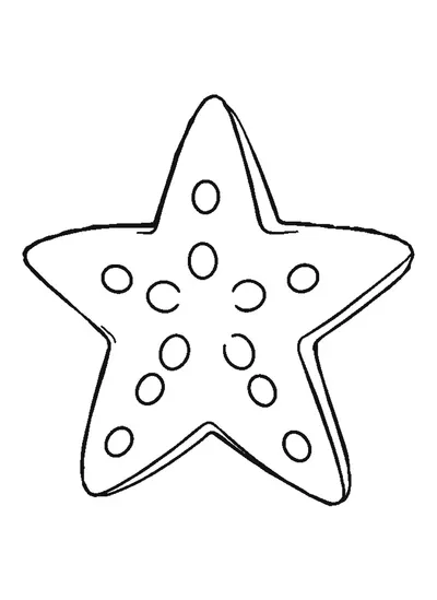 Mézeskalács csillag — sablon